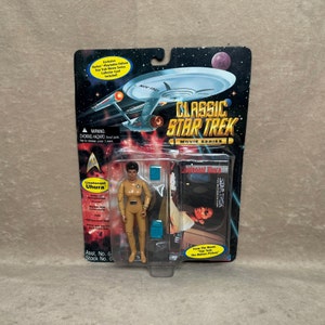 Vintage 1995 Playmates Toys Classic Star Trek Movies Series Lieutenant Uhura Action Figure New in Box NIP NIP