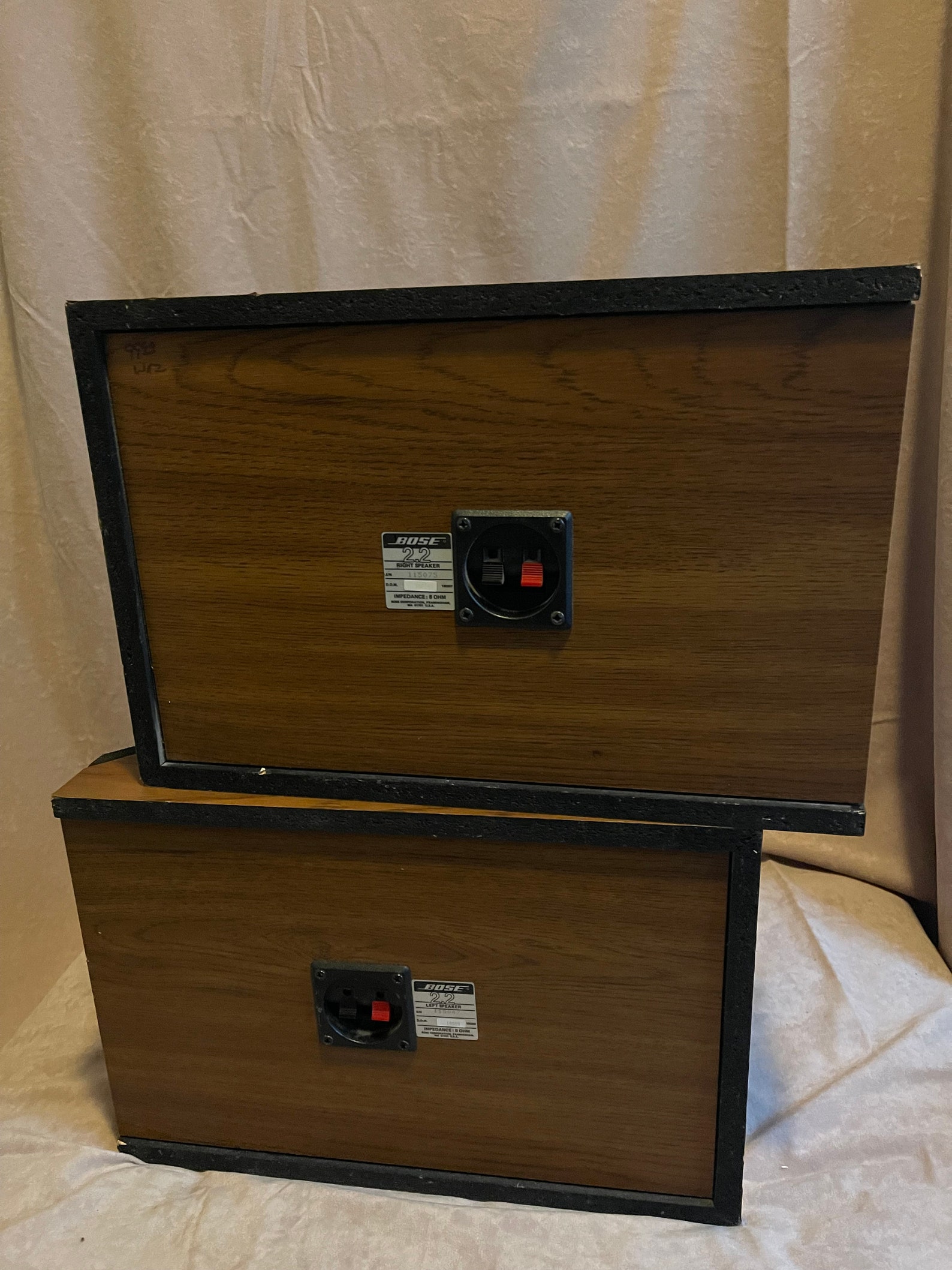 Vintage 1980s Bose 2.2 Bookshelf Speakers R L Etsy