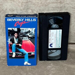 Vintage 1984 Beverly Hills Cop First Edition VHS Videocassette Movie Eddie Murphy