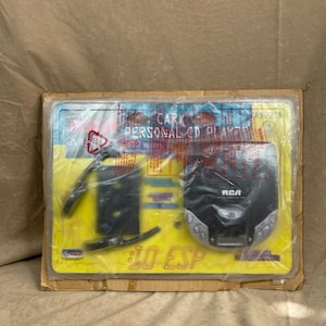 Vintage 1990s New In Box RCA RP2215 Portable CD Player with Car Kit