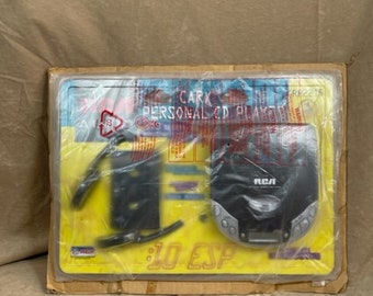 Vintage 1990s New In Box RCA RP2215 Portable CD Player with Car Kit