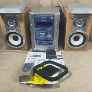 Vintage Early 2000s Aiwa XR-M191 Bookshelf Digital Audio System CD
