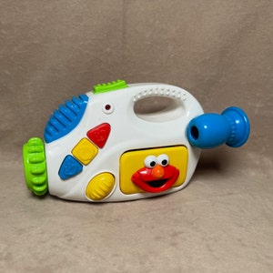 Vintage 1997 Tyco Preschool Toys Jim Henson Productions Sesame Street Video Camera Elmo Cookie Monster Big Bird