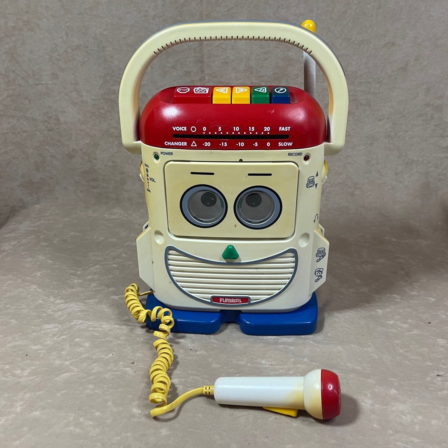 Toy Story Mr Mike Voice Changer Tape Recorder Playskool Rockin Robot ...