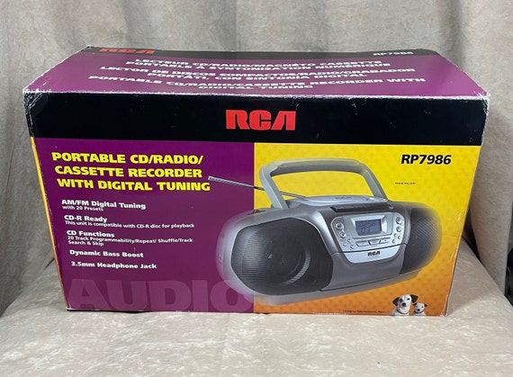 Vintage 1998 *new in Box* RCA RP-7986 Portable Cd/radio