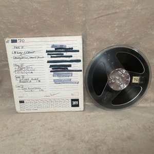 Vintage 1970s Scotch Magnetic Tape Superlife 215 with Cardboard Sleeve and Hard Plastic Case 1 7/8 3 3/4 Wings Over America Dan Fogelberg