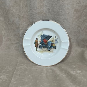 Vintage 1970s Henry Ford Museum Dearborn Michigan Souvenir Fiat 1901 Ashtray Like New