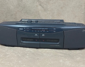 Vintage 1990s RCA RP-7768A Stereo Cassette Portable Boombox