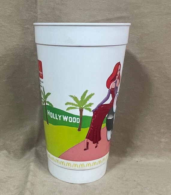 McDonalds Coke Lime Green Plastic Cups 1991 Set of 5
