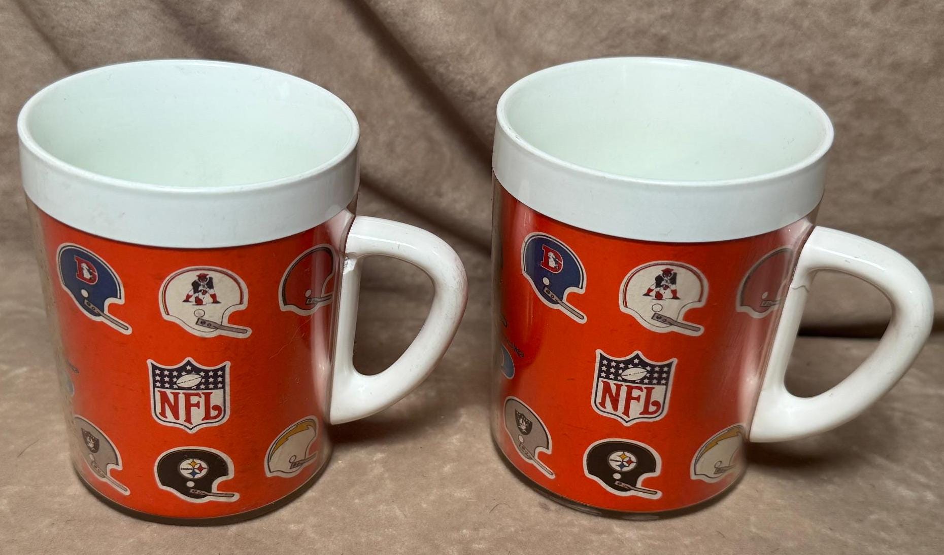 Vintage 1972 IHOP Set of (2) Thermo-serv NFL Plastic AFC Conference Mugs  Broncos Raiders Jets Bills Chiefs Dolphins Steelers Oilers Bengals - Etsy