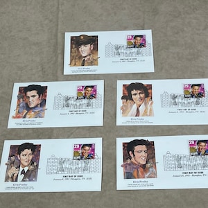 Vintage 1993 Fleetwood Elvis Presley .29 Cent USA First Day Postmarked Memphis Tennessee