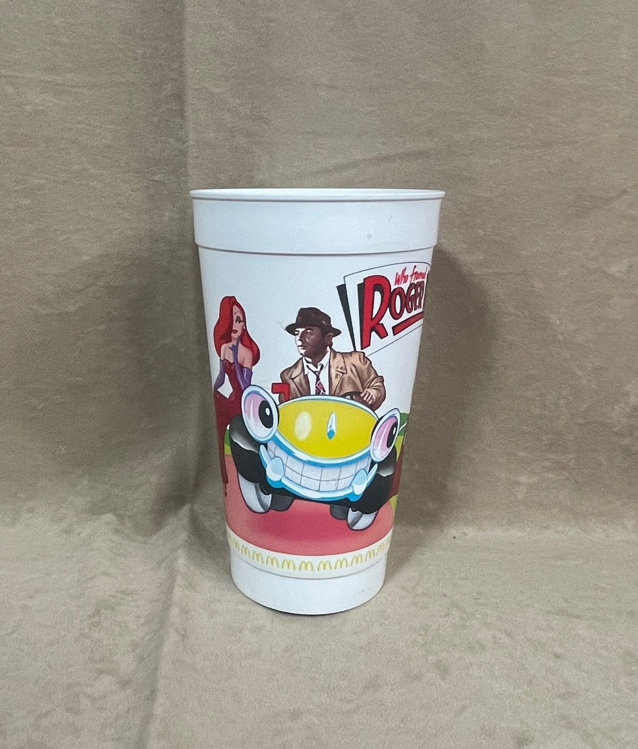 Vintage 1988 Mcdonalds Coca-cola Who Framed Roger Rabbit Plastic Cup - Etsy
