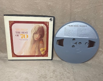 Vintage 1970s Terry Baxter and His Orchestra The Best of the 70's 4-Track 7" Reel To Reel Tape 3 3/4 DT3 5456