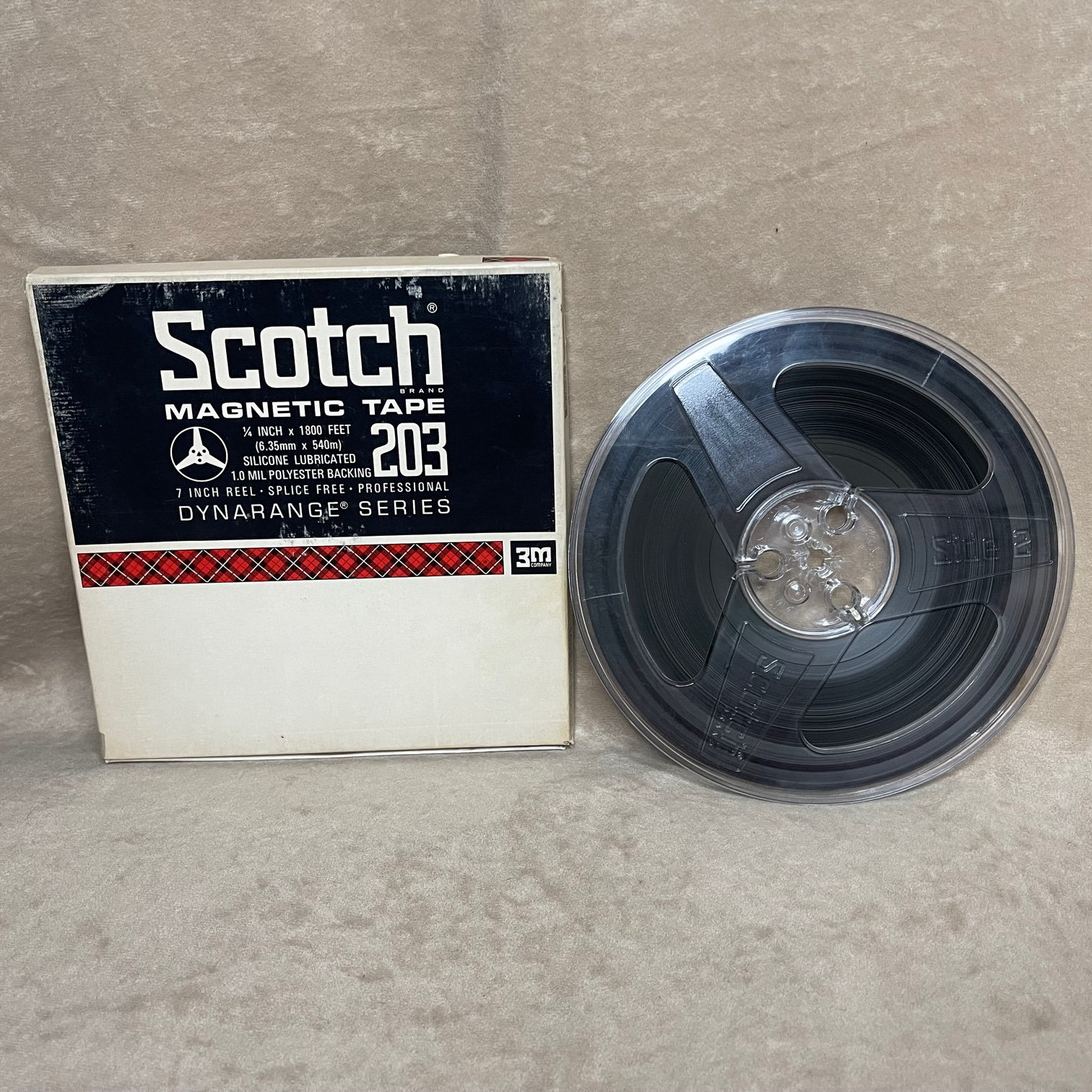 Vintage 1960s 3M Scotch 203 Magnetic Recording Tape 7 Inch Reel to