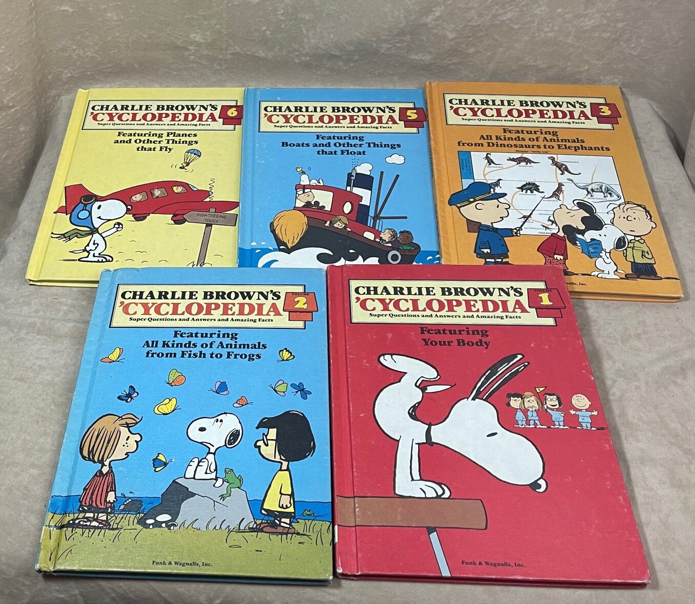 Vintage Early 1980s Charlie Brown's 'cyclopedia Vol. 1,2,3,5,6 - Etsy