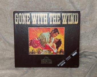 Vintage 1985 Gone With The Wind MGM Home Video 2 Tape VHS Deluxe Edition Box Set