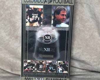 Vintage 2001 *Sealed* University of Colorado CU Football Big 12 Champions Highlight VHS Videocassette