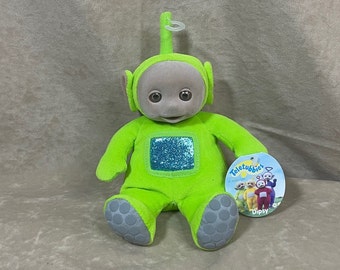 Vintage 1998 Eden Toys Small Green Dipsy Teletubby Plushie New with Tags *NWT*