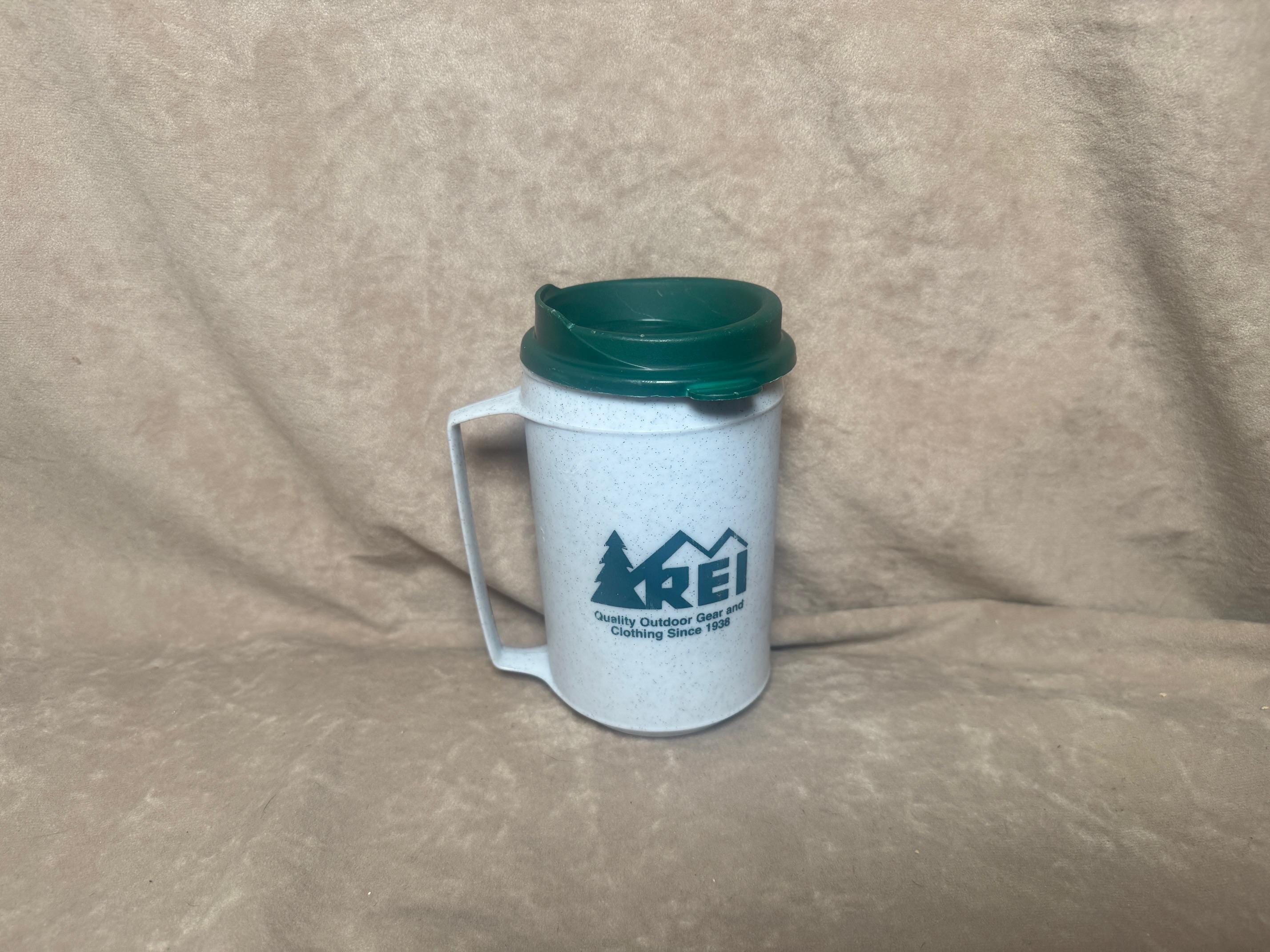 Vintage 1990s REI Aladdin Thermal Travel Mug With Handle and Lid