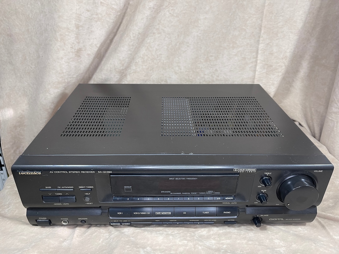 Vintage 1990s Technics SA-GX390 Surround Sound Made in Japan - Etsy