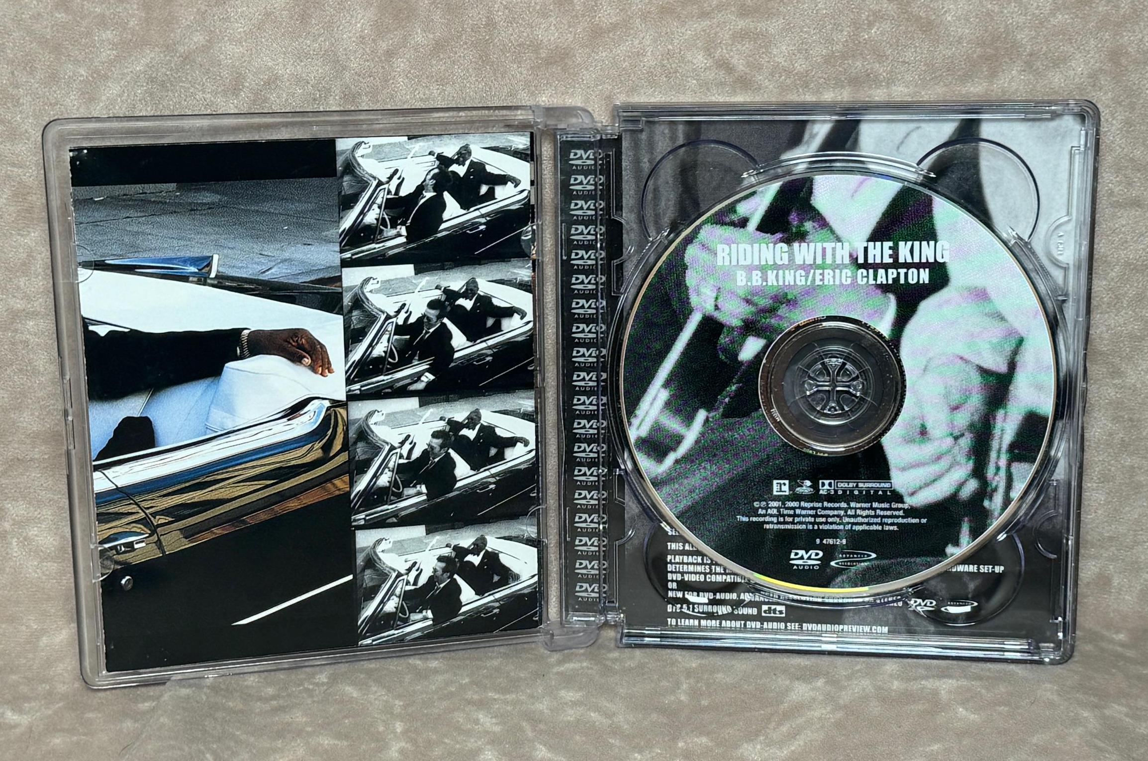 Vintage 2000 DVD Audio B.B. King & Eric Clapton Riding With the 