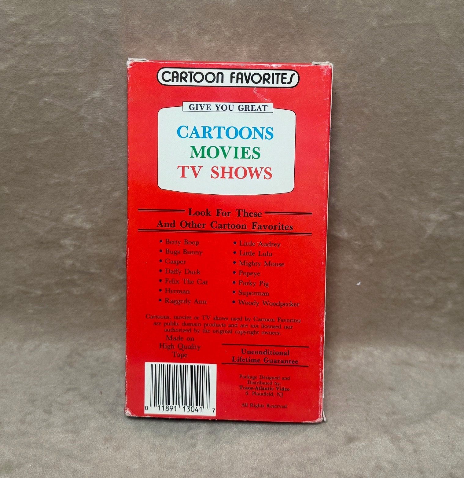 Vintage 1980s Cartoon Favorites Looney Tunes Bugs Bunny T13041 VHS