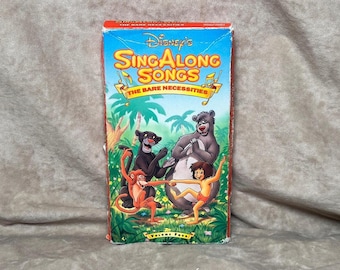 Vintage 1997 Walt Disney Sing Along Songs The Bare Necessities Volume 4 VHS Videocassette