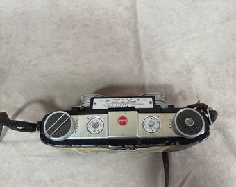 Vintage 1950s Kodak Stereo Camera With Bag, Accessories, and