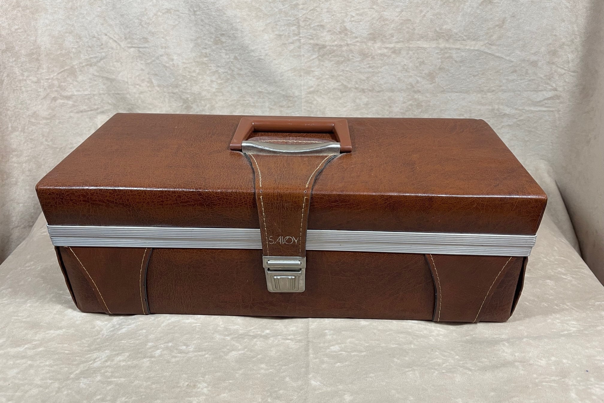 システムソフト ヴィンテージコレクション Vintage 1970s Savoy 24 8-track Cassette Vinyl Carrying Storage