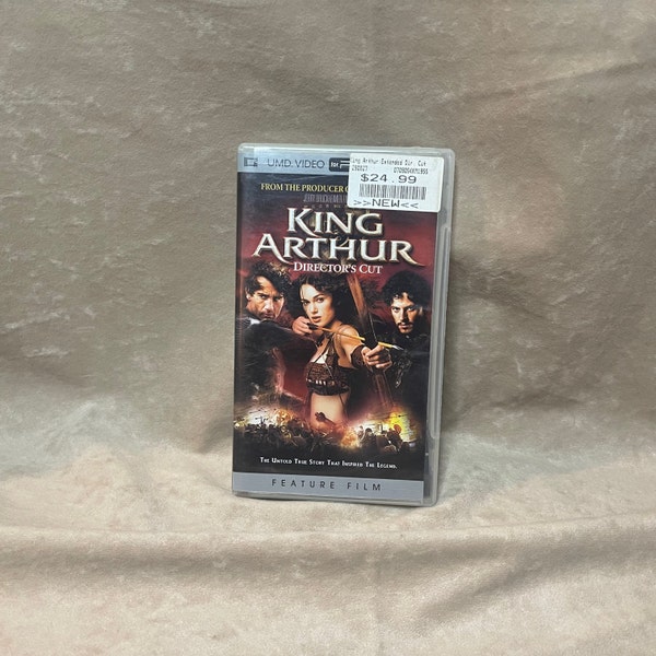 Vintage Early 2000s UMD Sony PSP King Arthur Director's Cut