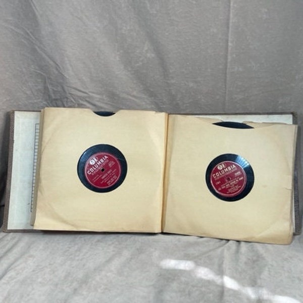 Vintage 1930s/1940s (11) 78RPM Shellac Records in Good Condition