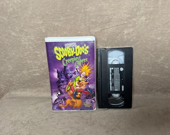 Vintage 2000 Cartoon Network Scooby-Doo's Creepiest Capers Clamshell VHS Videocassette H1617B