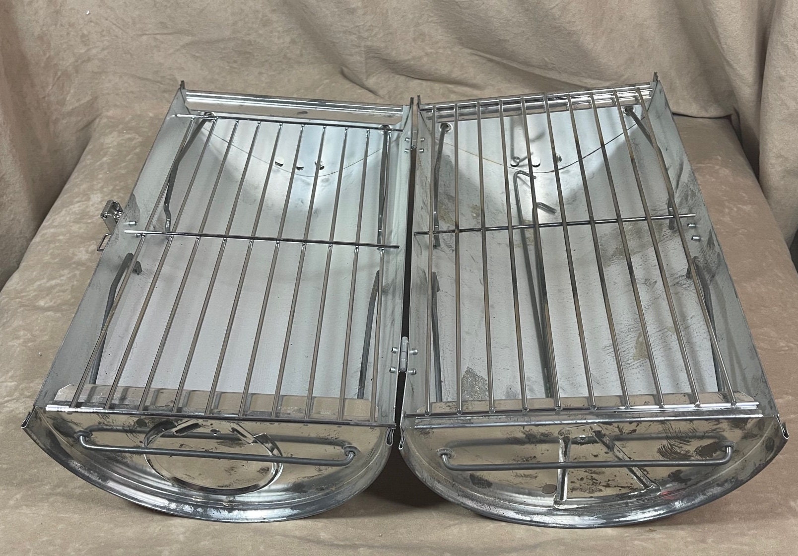 VINTAGE COCA COLA Nascar Portable BBQ Mini Grill Smoker Cooler Kühlbox