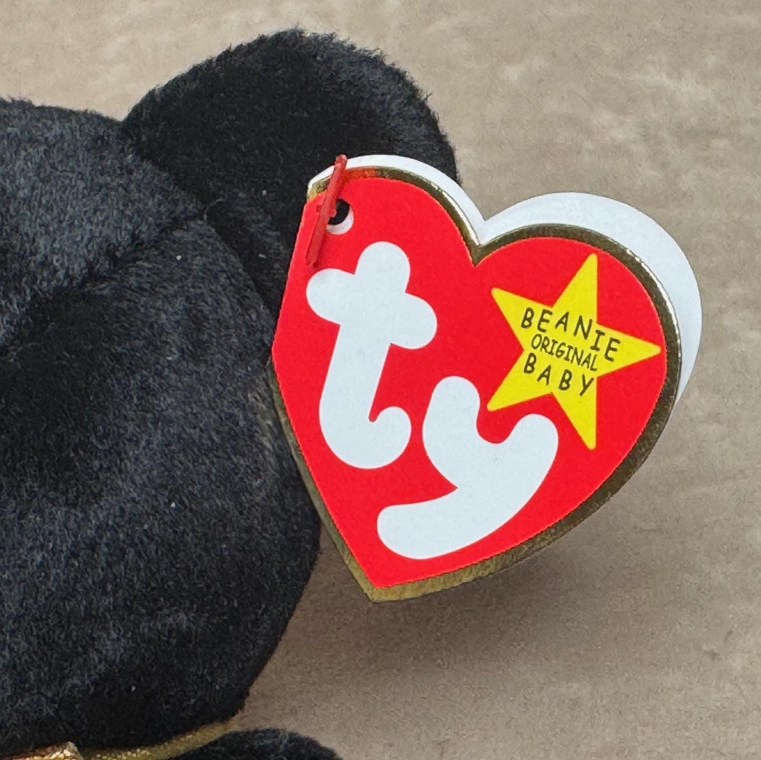 Vintage 1999 8th Gen Ty Beanie Babies Black 