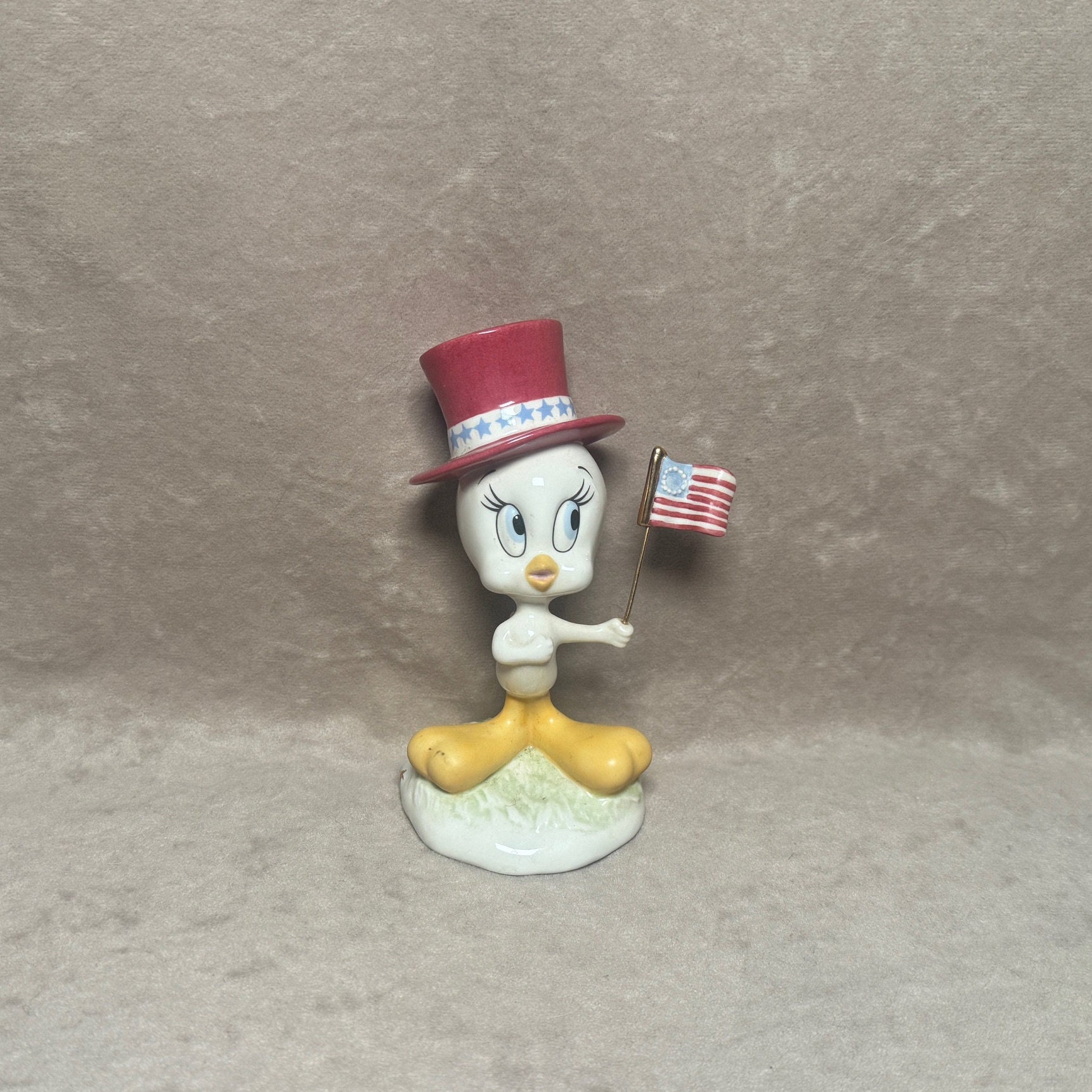 Vintage Lenox Looney Tunes Tweety Bird All American Tweety 4th of