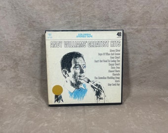 Vintage 1970 Andy Williams Greatest Hits HC 1248 Columbia Stereo Tape Reel to Reel 3.75 ips