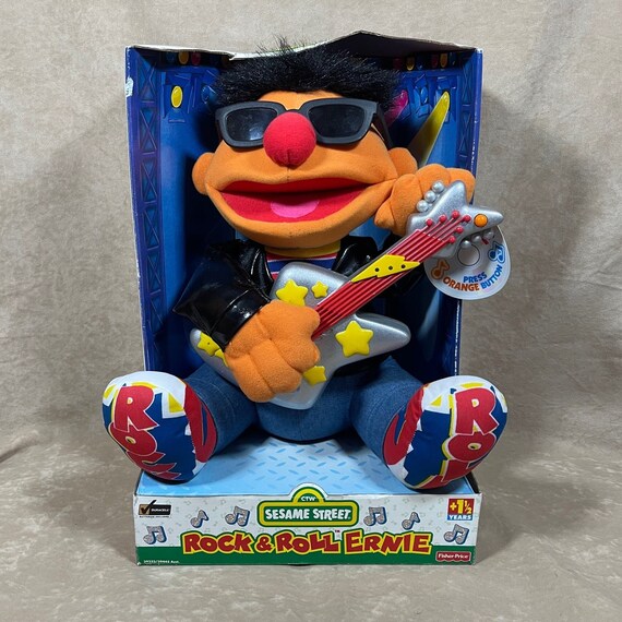 Vintage 1998 Fisher Price Sesame Street Rock N Roll Ernie Etsy