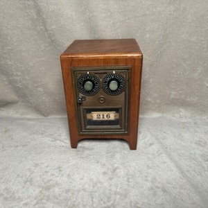 Vintage Dual Alphabet United States Postal Service Post Office Box