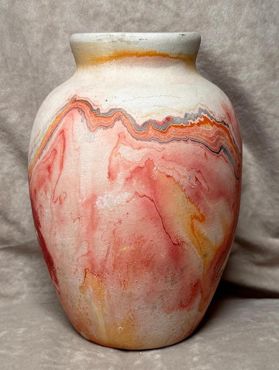 Vintage 1970s/1980s Nemadji Pottery USA Unglazed Rustic Pottery