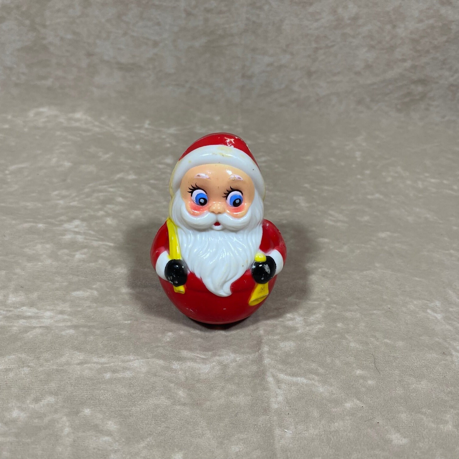 Pnellth Mini Tumbler Toy Santa Claus Christmas Roly-Poly Wobble Toys  Entertainment Cute Party Favor