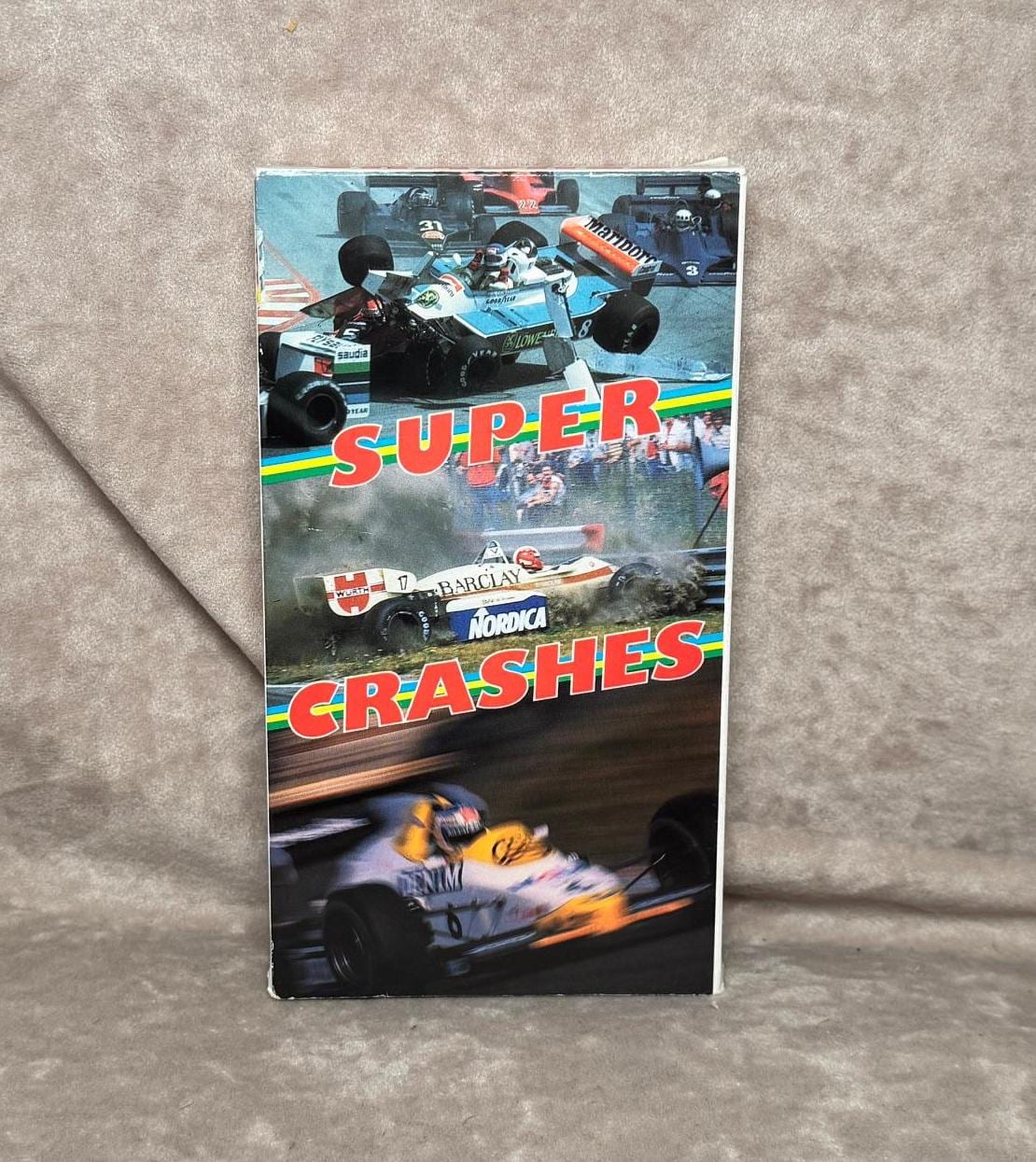 Vintage 1989 Super Crashes Motorsports Crashes VHS Videocassette