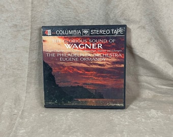 Vintage 1960s The Glorious Sound of Wagner Tannhauser Meistersinger Siegfried Lohengrin 7.5 IPS 7" Reel Columbia MQ 552