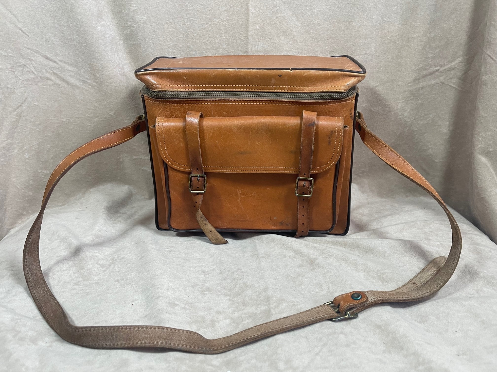 Vintage 1950s Kodak Stereo Camera With Bag, Accessories, and