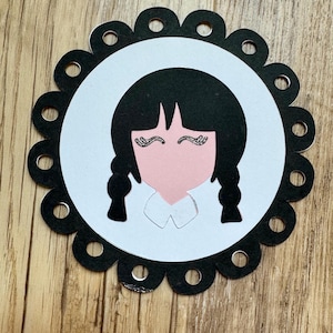 Wednesday Addams (for Cake Topper)