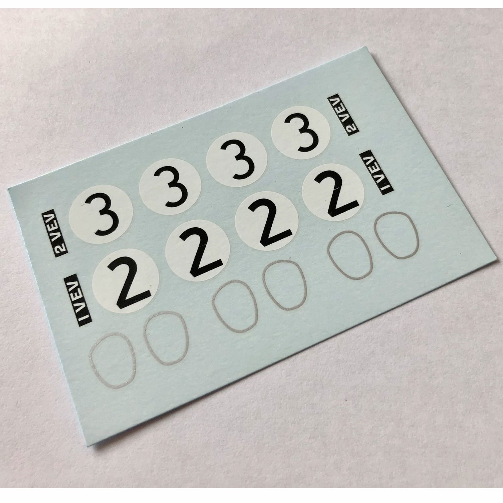 Kit De Décalcomanies 1/43 Pour Aston Martin DB4 Zagato - Le Mans 1961, Voiture N°2