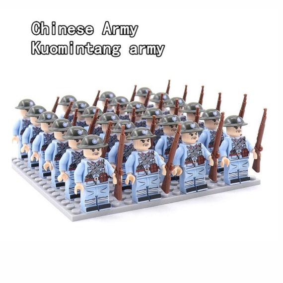 24pcs/lot Military Soldier Array Chinese Army Building - Etsy Hong Kong