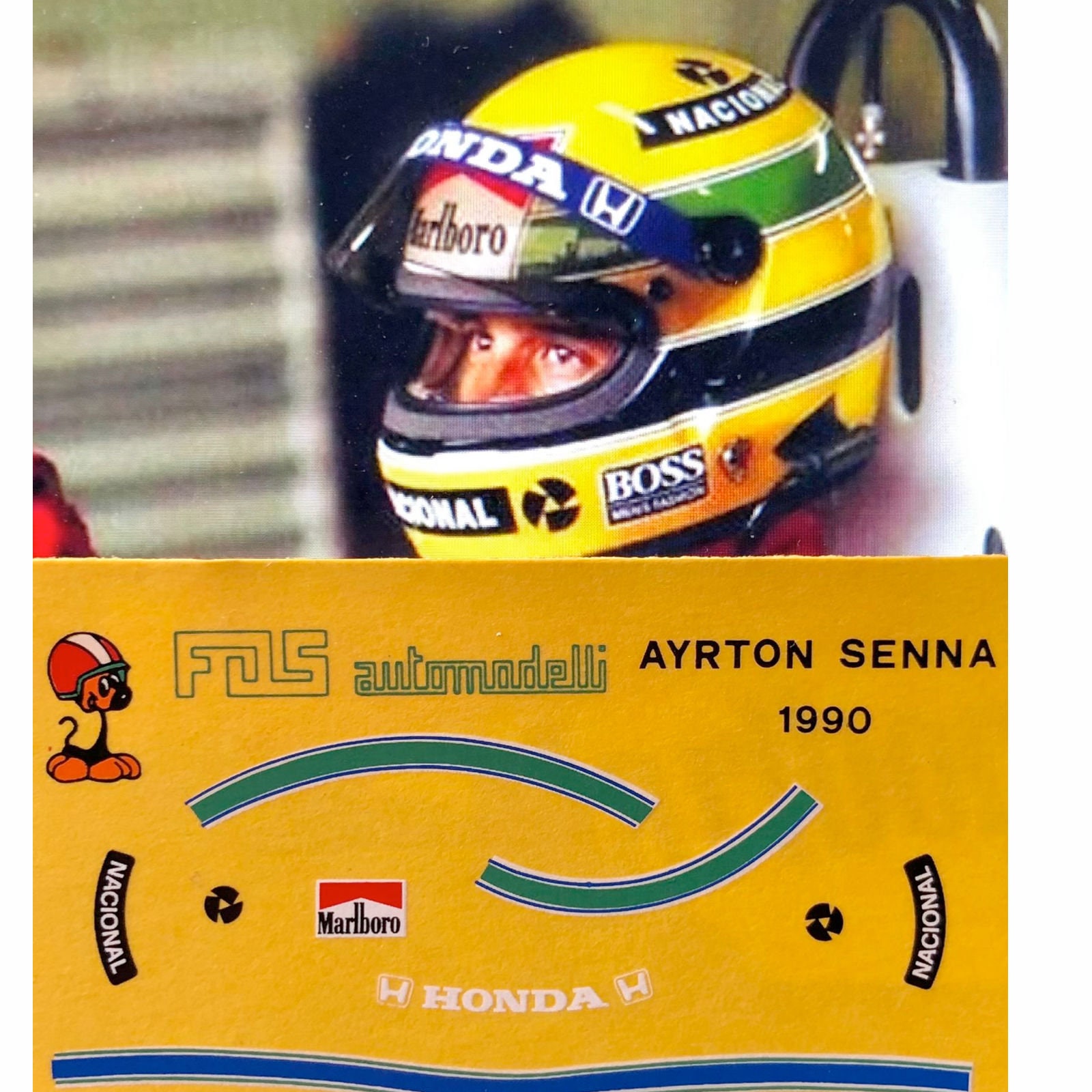 Decals 1.12 Casco Helmet Ayrton Senna Mclaren FDS Automodelli | Etsy  Singapore