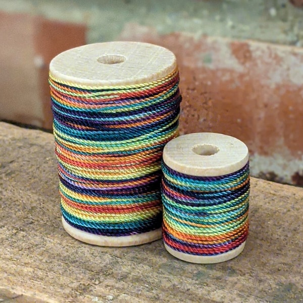 Rainbow Thread Variegated Nylon Hand-Dyed