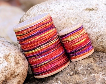 Purple Sunset Thread Nylon Hand-Dyed