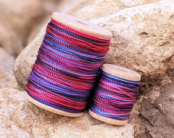 Mixed Berries Thread Variegated Nylon Hand-Dyed